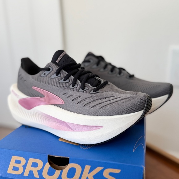 Brooks Glycerin Max 2 Road Running Shoes Gray/Coconut/Metallic Sz 7 Athletic - Picture 13 of 16